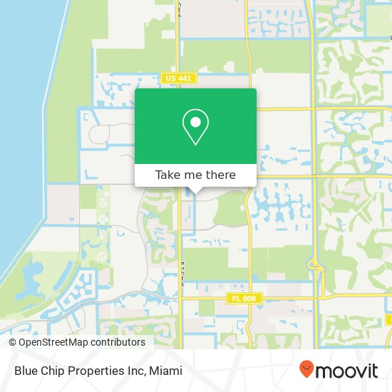 Blue Chip Properties Inc map