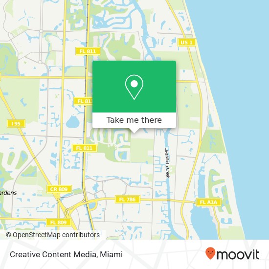 Creative Content Media map