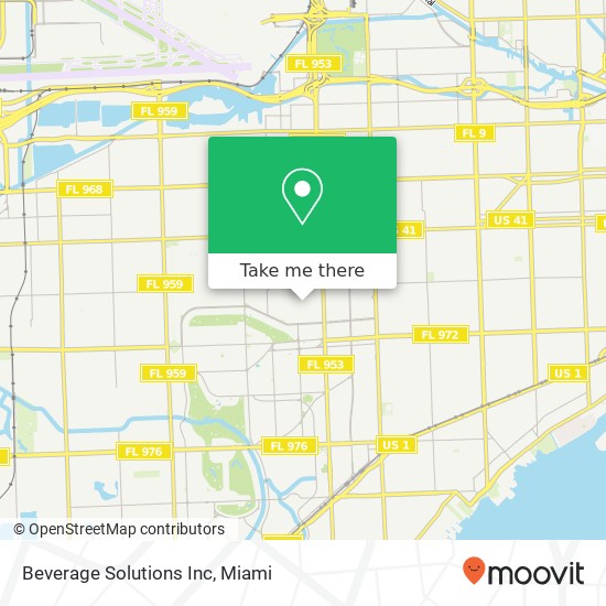 Beverage Solutions Inc map