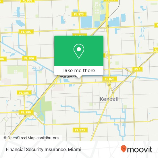 Mapa de Financial Security Insurance