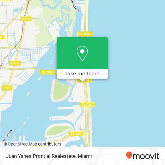 Juan Yanes Prdntial Realestate map