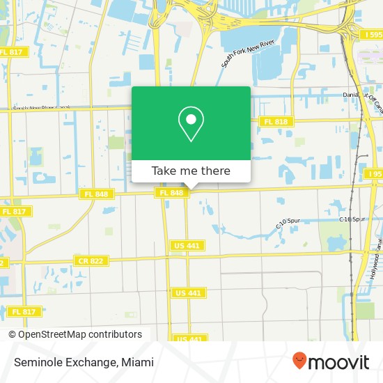 Seminole Exchange map