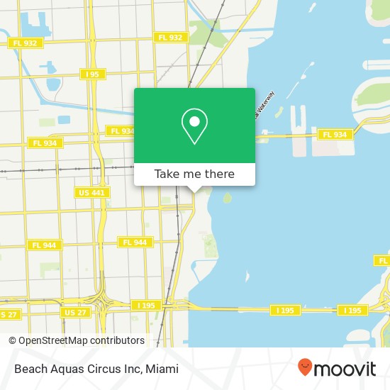Beach Aquas Circus Inc map