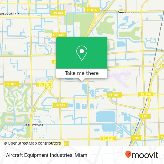 Mapa de Aircraft Equipment Industries