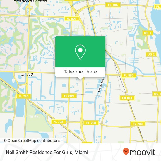 Mapa de Nell Smith Residence For Girls