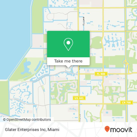 Mapa de Glater Enterprises Inc