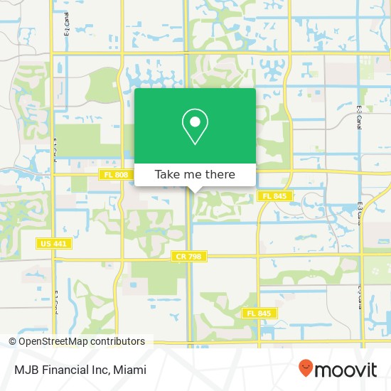 MJB Financial Inc map