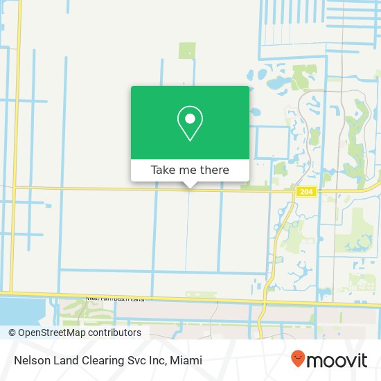 Nelson Land Clearing Svc Inc map