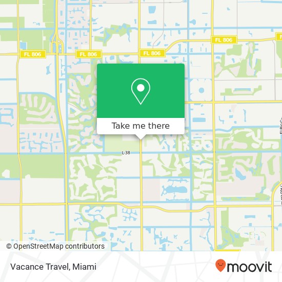 Vacance Travel map