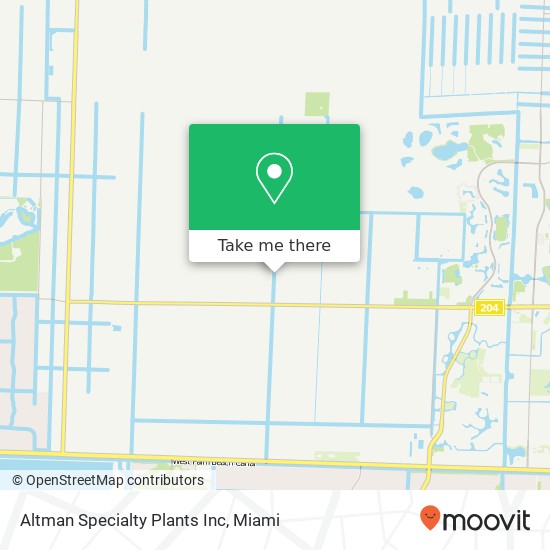 Altman Specialty Plants Inc map