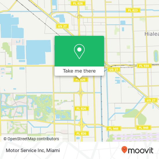 Motor Service Inc map