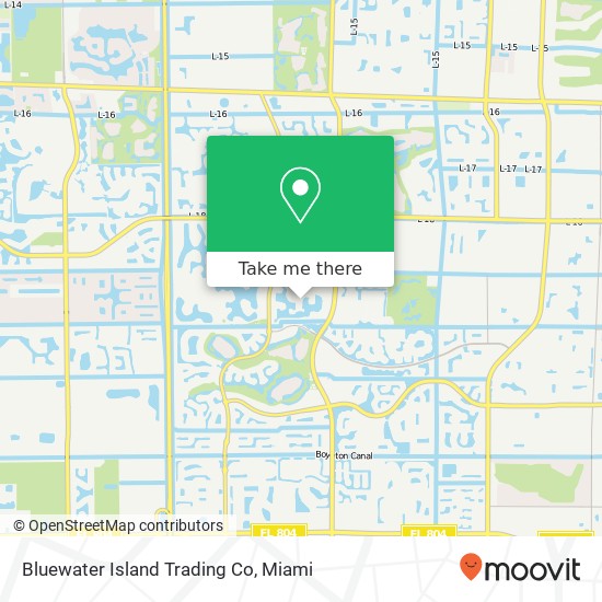 Mapa de Bluewater Island Trading Co