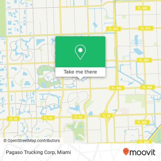 Pagaso Trucking Corp map