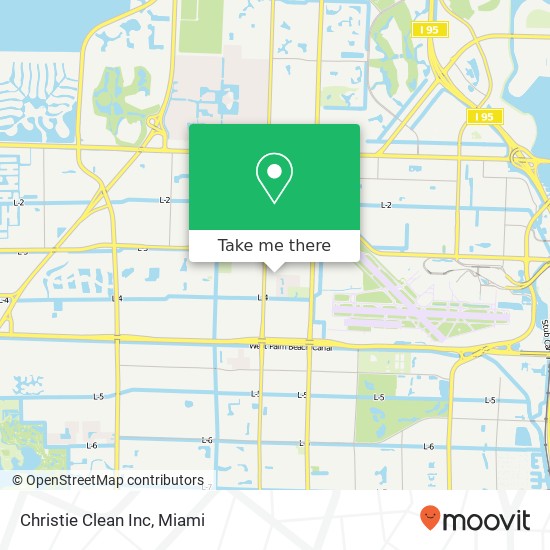 Mapa de Christie Clean Inc