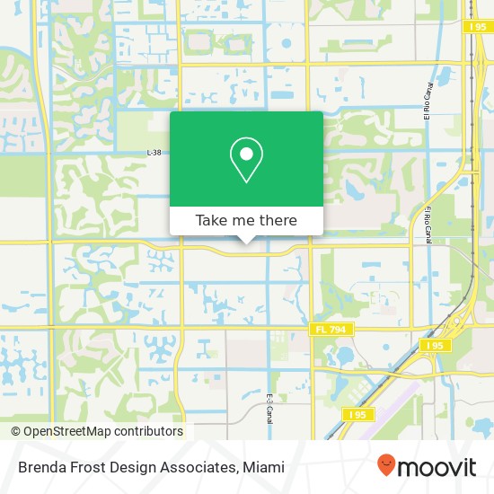 Brenda Frost Design Associates map