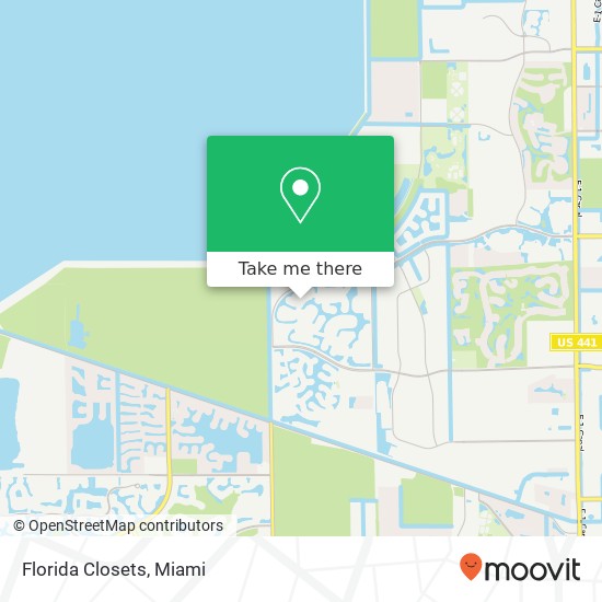 Mapa de Florida Closets