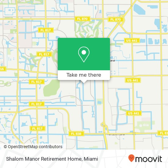 Mapa de Shalom Manor Retirement Home
