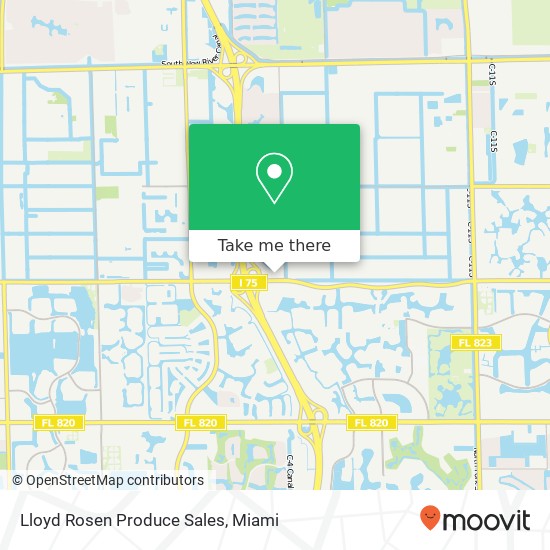Lloyd Rosen Produce Sales map