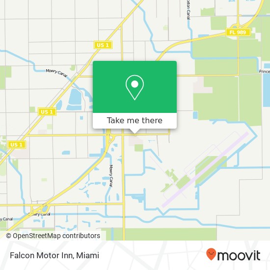 Falcon Motor Inn map