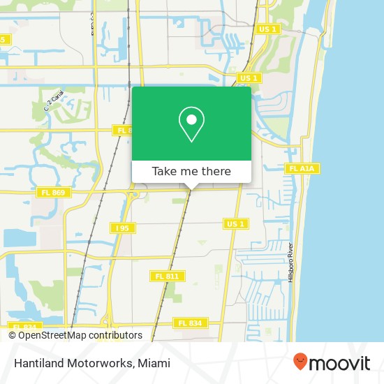 Hantiland Motorworks map