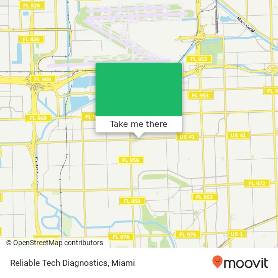 Reliable Tech Diagnostics map