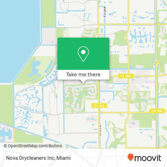 Nova Drycleaners Inc map