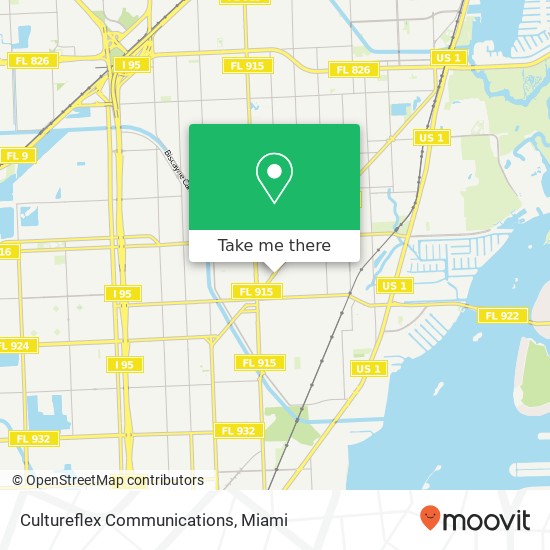 Mapa de Cultureflex Communications