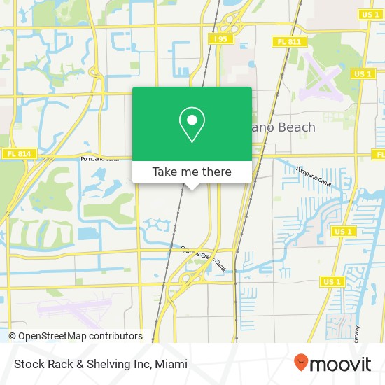 Stock Rack & Shelving Inc map