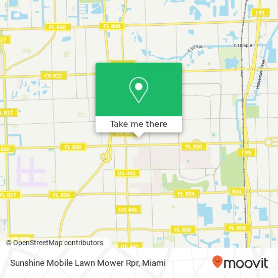 Mapa de Sunshine Mobile Lawn Mower Rpr