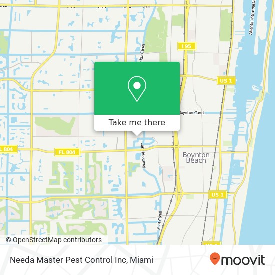 Needa Master Pest Control Inc map