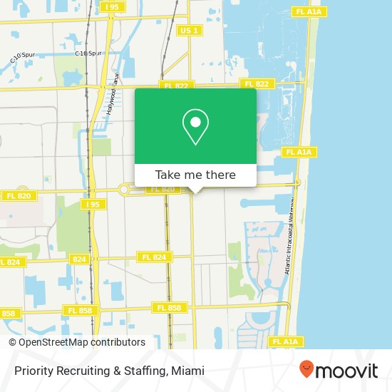 Priority Recruiting & Staffing map