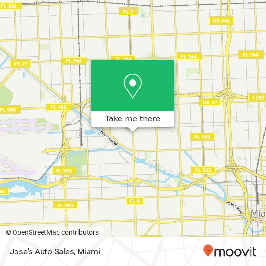 Jose's Auto Sales map