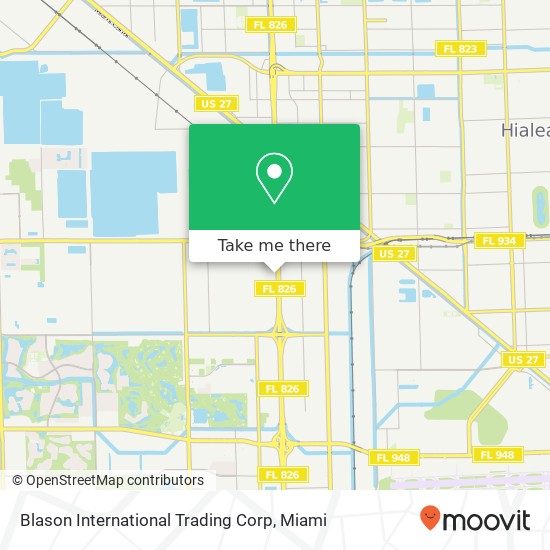 Mapa de Blason International Trading Corp