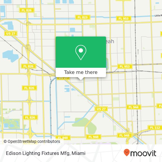 Edison Lighting Fixtures Mfg map