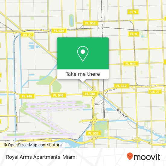 Royal Arms Apartments map