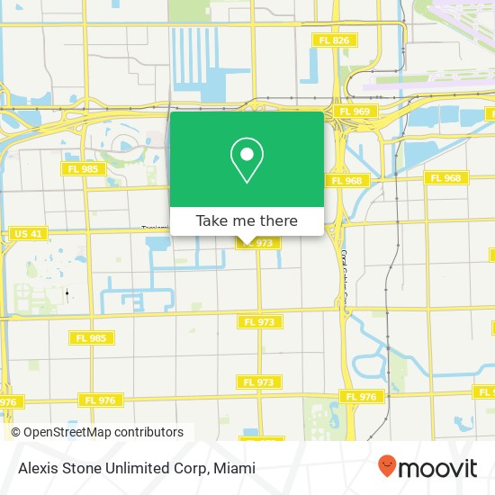 Mapa de Alexis Stone Unlimited Corp