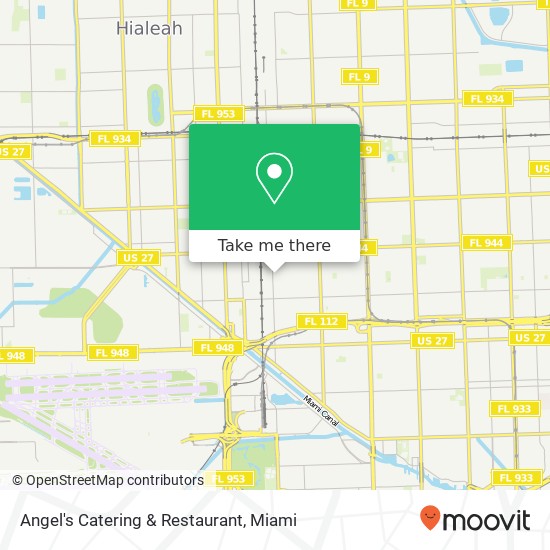 Mapa de Angel's Catering & Restaurant