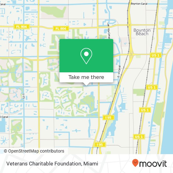 Mapa de Veterans Charitable Foundation