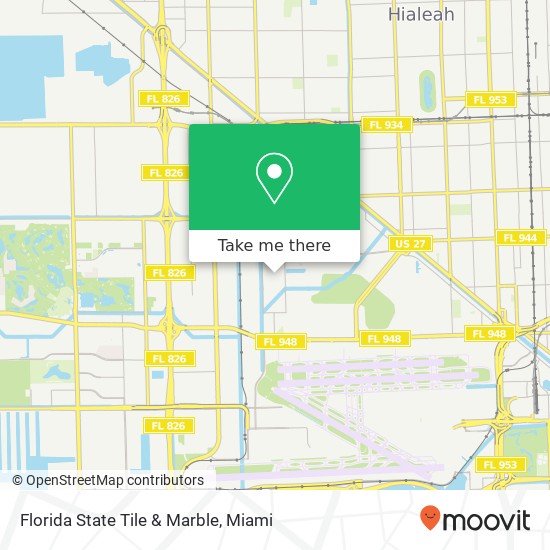 Florida State Tile & Marble map