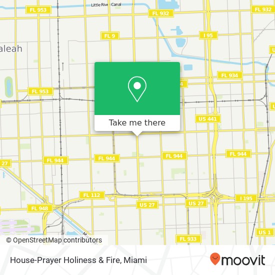 Mapa de House-Prayer Holiness & Fire