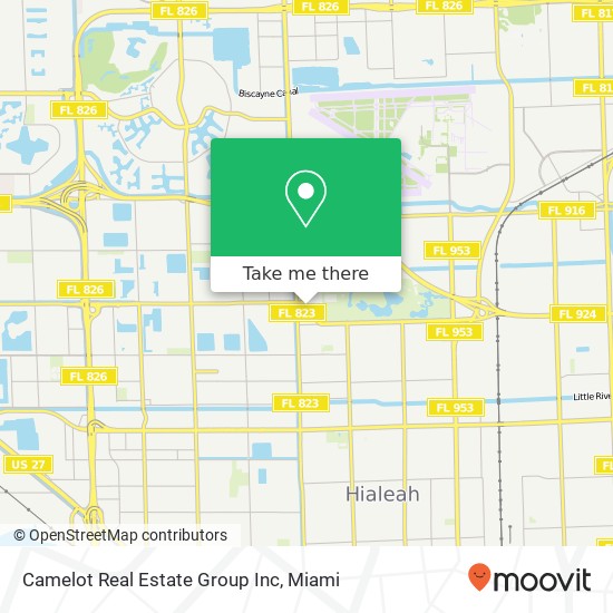 Camelot Real Estate Group Inc map