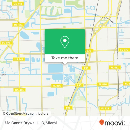 Mapa de Mc Canns Drywall LLC