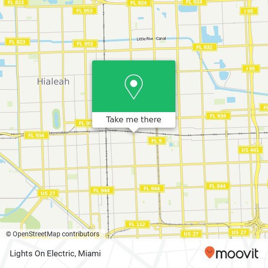 Mapa de Lights On Electric