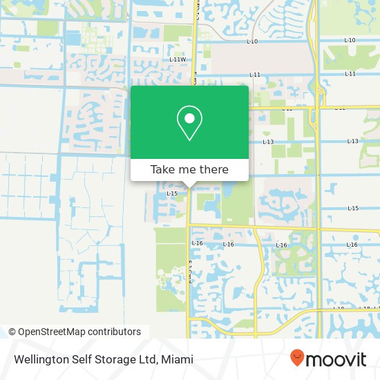 Wellington Self Storage Ltd map