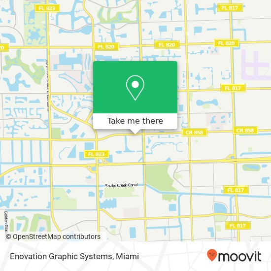 Enovation Graphic Systems map