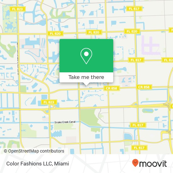 Color Fashions LLC map