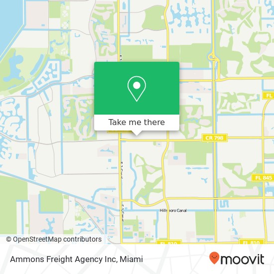 Ammons Freight Agency Inc map