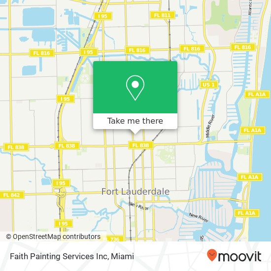 Mapa de Faith Painting Services Inc