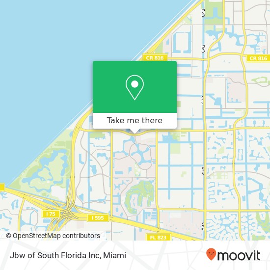 Jbw of South Florida Inc map