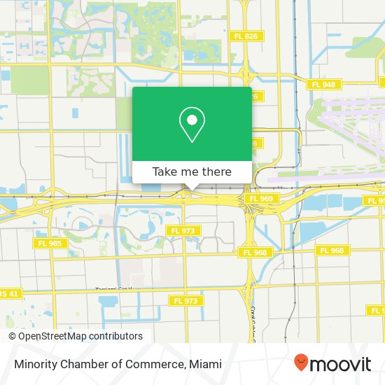 Minority Chamber of Commerce map